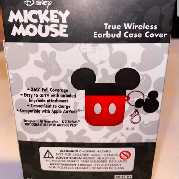 Disney Mickey Mouse True Wireless Earbuds Case Cover New - Picture 2 of 8